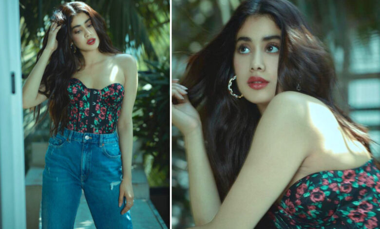 Yo or Hell No? Janhvi Kapoor's Corset Top and Jeans By Lavish Alice for Roohi Promotions