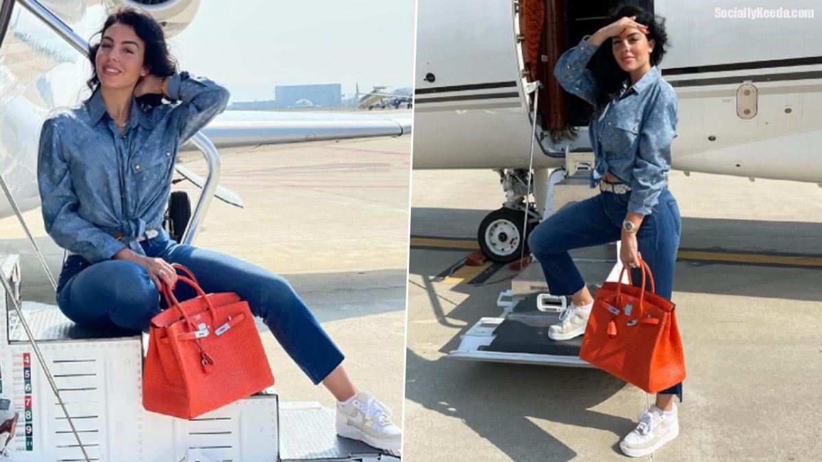Georgina - sociallykeeda Georgina Rodriguez Gives Major Denim-On-Denim Style Lessons As She Sizzles Instagram On Her Trip To Paris! View Hot Pic Of The Curvy Bombshell