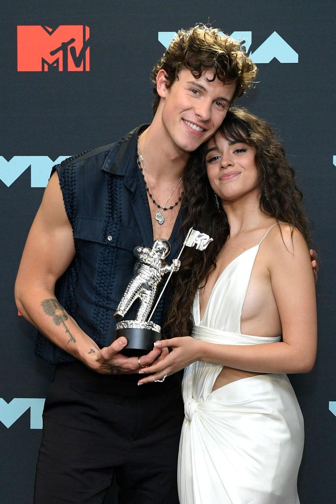 Shawn Mendes and Camila Cabello (Photo by Roy Rochlin/Getty Images for MTV)
