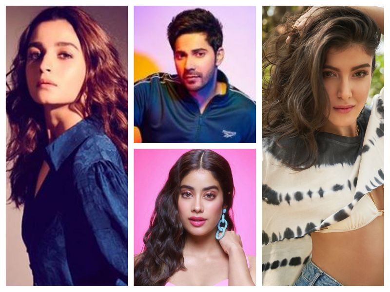 Alia Bhatt, Varun Dhawan, Shanaya Kapoor and Janhvi Kapoor