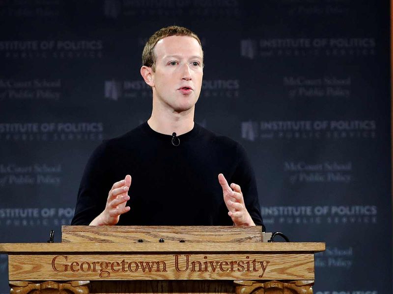Facebook Chairman and CEO Mark Zuckerberg 20191018