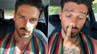 Michele Morrone Looks Super Hot In Sleeveless Stripped Outfit As He Drops Latest Pics Amid Nude Photos Leak From The Sets Of 365 Days Sequel