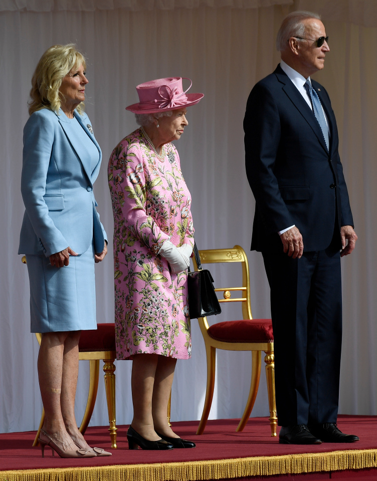 The Queen welcomed Joe and Jill Biden to Windsor on Sunday