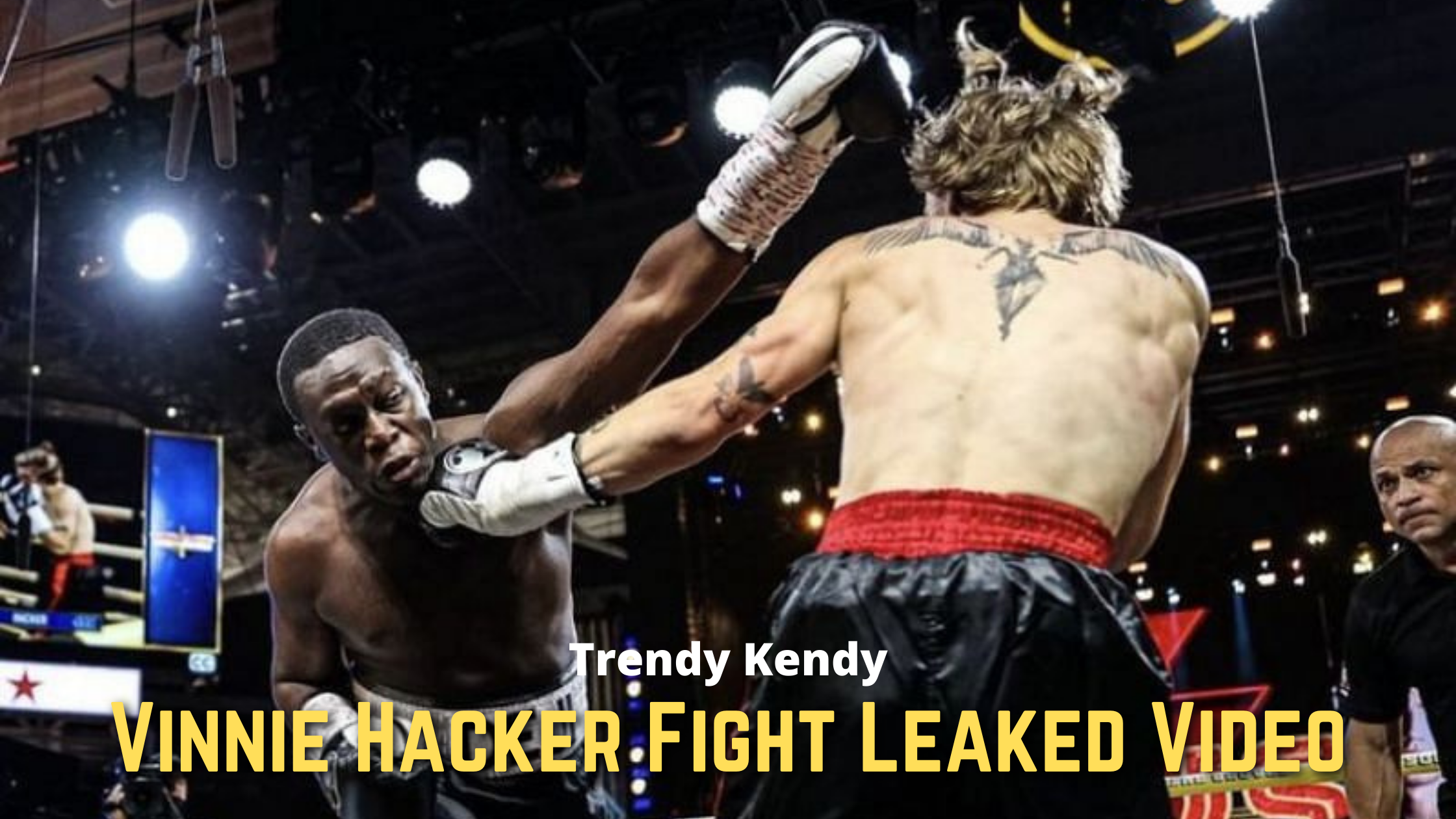 Vinnie Hacker Fight Leaked Video And Pics With Defeats Deji In Youtubers Vs Tiktokers Match Socially Keeda