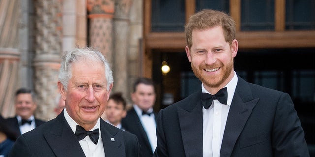 Prince Harry's father Prince Charles is first in line to the throne.