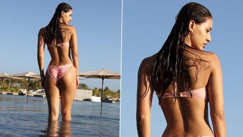 Disha Patani in Bikini 3 784x441 Disha Patani Flaunts Her Sexy Bod in Pink Bikini As She Takes a Dip in the Pool (View Pic)