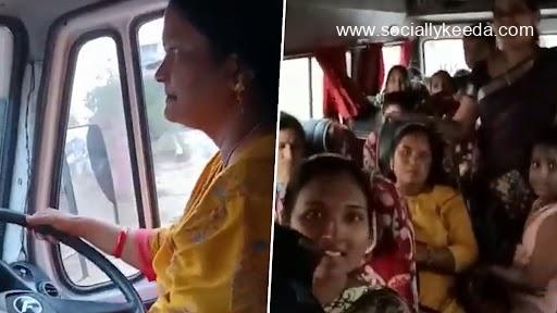 Woman driving bus Woman driving bus - scoailly keeda