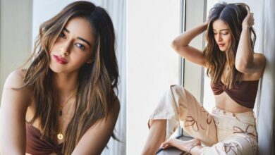 Ananya Panday Looks Beautiful In A Sexy Bralette Top Paired With Floral-Printed Pants For Gehraiyaan Promotions! (View Pics)