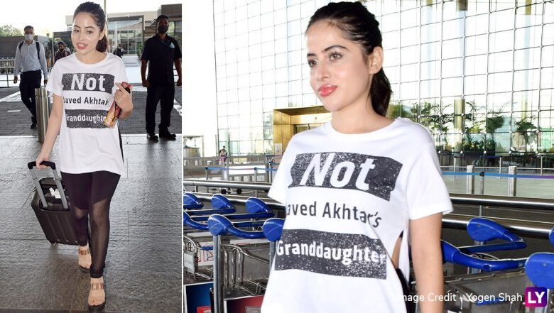 merge 20 784x441 Urfi Javed Wears Tee With ‘Not Javed Akhtar’s Granddaughter’ Slogan And Quashes Rumours Of Being Related To The Veteran Lyricist’s Family (View Pic)