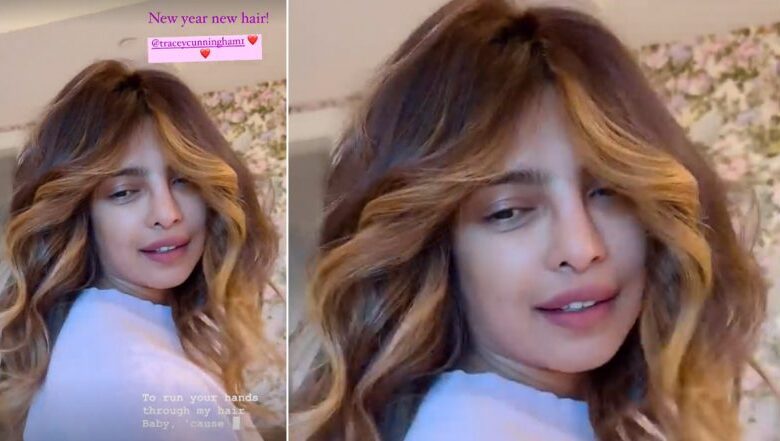 resize1 10 784x441 Priyanka Chopra Adds Highlights To Her Tresses And Shares Her Gorgeous New Hairstyle For 2022! (Watch Video)