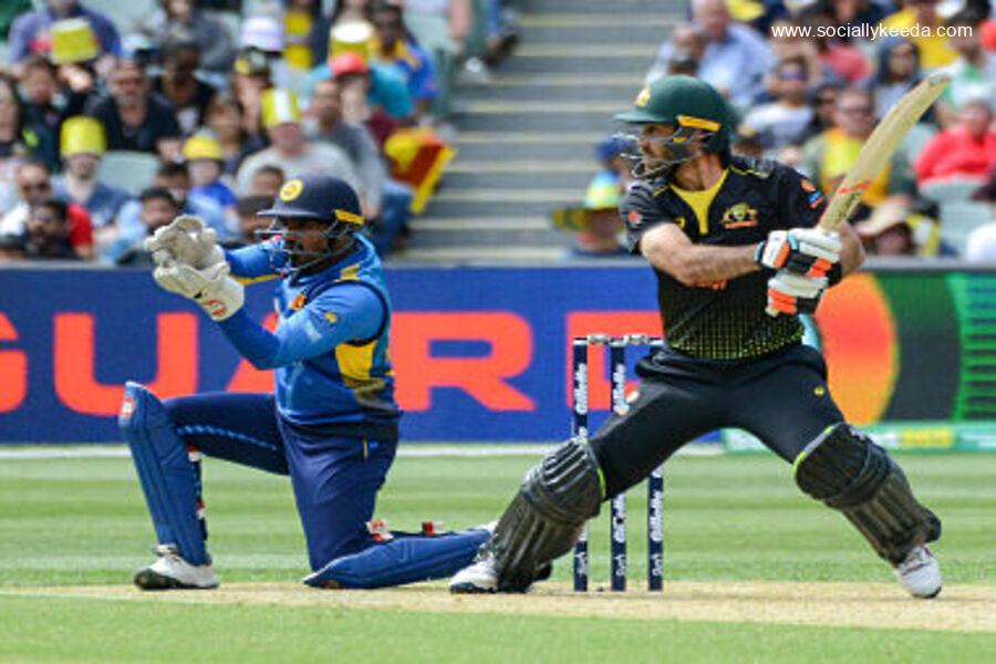 Glenn Maxwell Aus v SL 1st T20I - sociallykeeda Glenn Maxwell Aus V Sl 1St T20I - Scoaillykeeda.com