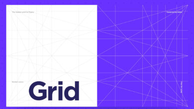 Golden Grid Figma Template - scoaillykeeda.com