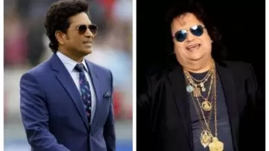 Sachin Tendulkar And Bappi Lahiri 690X441 - Scoaillykeeda.com
