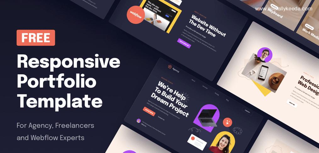 free figma responsive portfolio template - sociallykeeda Free Figma Responsive Portfolio Template - Scoaillykeeda.com