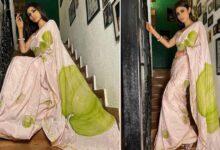 Basant Panchami 2022: Newlywed Mouni Roy Is A Sight To Behold A She Strikes A Pose In Six-Yard (View Pics)